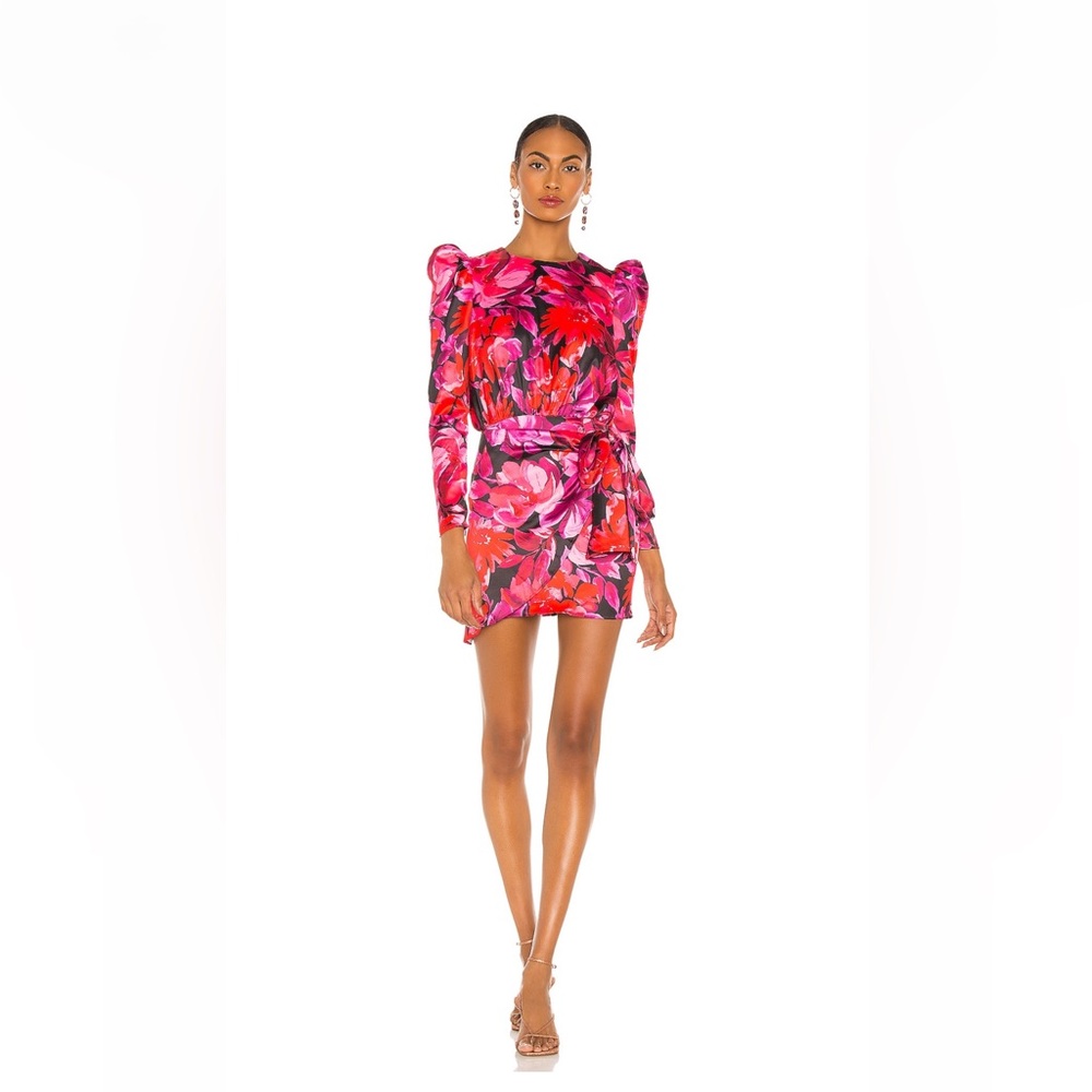 NBD Levigne Mini Dress in Dark Floral